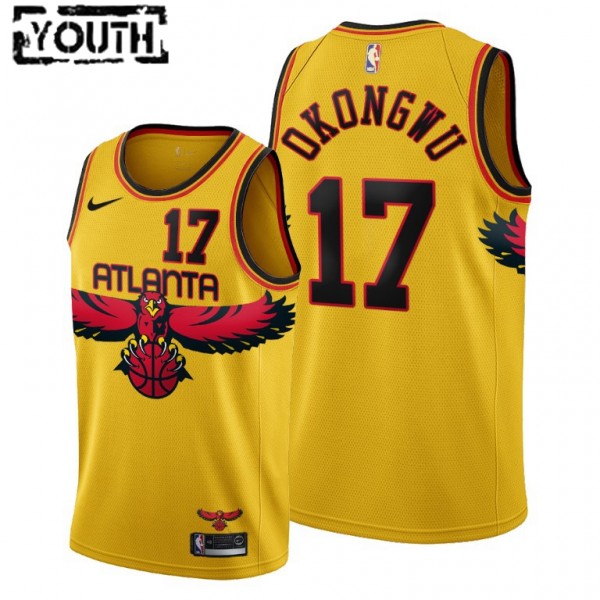 NBA Atlanta Hawks Trikot Onyeka Okongwu 17 Nike 2021-22 City Edition Throwback 90s Swingman - Kinder NBA Atlanta Hawks Trikot Onyeka Okongwu 17 Nike 2021-22 City Edition Throwback 90s Swingman - Kinder